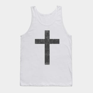 Christian Cross (Grey Lichen) Tank Top